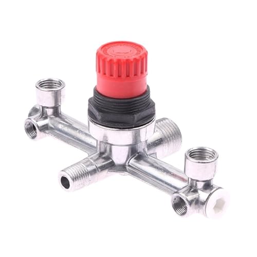HHB8WL 1PC Regulator Valve Double Outlet Tube Air Compressor Switch Pressure Regulator Valve Fitting Part for Piston Air Compressor HHB8WL 1PC Regulator Valve Double Outlet Tube Air Compressor Switch Pressure Regulator Valve Fitting Part for Piston Air Compressor von HHB8WL