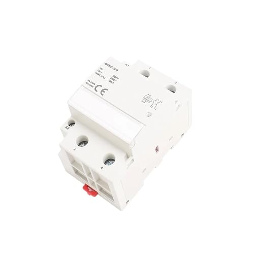 HHB8WL 2Pole 100A Modular Contactor 2NO 2NC 1NO1NC 220V 110V 24V Automatic Household Contactor Din Rail Type(2P 100A 2NO 230VAC) von HHB8WL