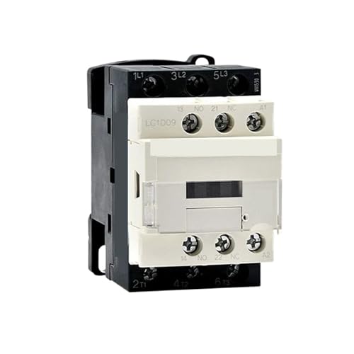 HHB8WL Contactor 220v AC 3 Phase 3Pole 3P Rail Mounted Contactor Switch Controller 1NO 1NC Coil Voltage(LC1D32,220V) von HHB8WL