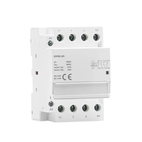 HHB8WL Din Rail AC Contactor 4P 40A 63A 4NO 4NC 2NO2NC 3NO1NC(4P 63A 2NO2NC) von HHB8WL