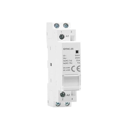 HHB8WL Din Rail Modular Contactor AC220V 2P 16A 20A 25A 2NC 2NO 1NO1NC(2P 20A 2NC) von HHB8WL