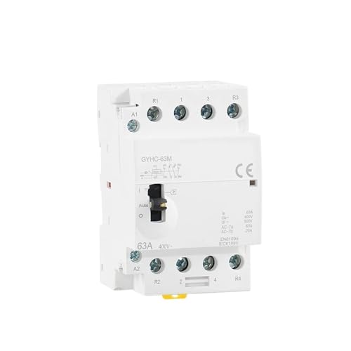 HHB8WL Manual Contactor 4P 40A 63A 2NO2NC or 4NO 220V Din Rail Household AC Modular Contactor(4P 63A 2NO2NC M) von HHB8WL