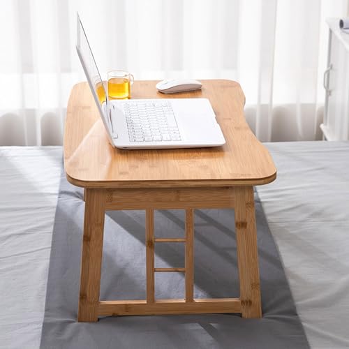 HHCTEBEC Laptop-Tablett-Schreibtisch, Faltbares Betttisch-Tablett Tragbarer Bambus-Laptop-Bett-Schreibtisch-Tisch Workstation-Tablett Schoß für Wohnzimmer, BüRo, Esstisch,B2,70cm HHCTEBEC Laptop-Tablett-Schreibtisch, Faltbares Betttisch-Tablett Tragbarer Bambus-Laptop-Bett-Schreibtisch-Tisch Workstation-Tablett Schoß für Wohnzimmer, BüRo, Esstisch,B2,70cm von HHCTEBEC
