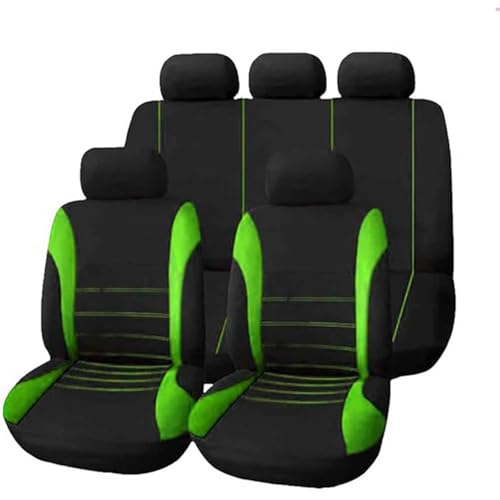 HHCVLUZI 5 Sitzer Auto Sitzbezug Für FIAT Panda 2003-2024/Fiat Panda 4x4 2004-2024,Vorne Und Hinten Auto-Schonbezüge Wasserdichtes VerschleißFest Sitzschutz Zubehör Innenraum,Green HHCVLUZI 5 Sitzer Auto Sitzbezug Für FIAT Panda 2003-2024/Fiat Panda 4x4 2004-2024,Vorne Und Hinten Auto-Schonbezüge Wasserdichtes VerschleißFest Sitzschutz Zubehör Innenraum,Green von HHCVLUZI