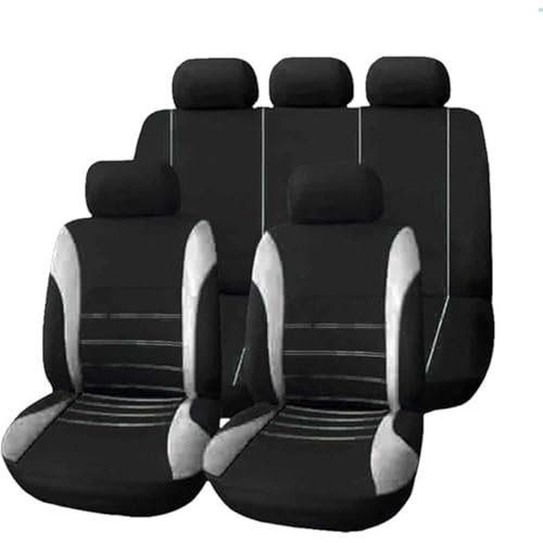 HHCVLUZI 5 Sitzer Auto Sitzbezug Für Land Rover Defender 110/130 L663 2020 2021 2022 2023 2024 2025,Vorne Und Hinten Auto-Schonbezüge Wasserdichtes VerschleißFest Sitzschutz Zubehör Innenraum,Grey HHCVLUZI 5 Sitzer Auto Sitzbezug Für Land Rover Defender 110/130 L663 2020 2021 2022 2023 2024 2025,Vorne Und Hinten Auto-Schonbezüge Wasserdichtes VerschleißFest Sitzschutz Zubehör Innenraum,Grey von HHCVLUZI