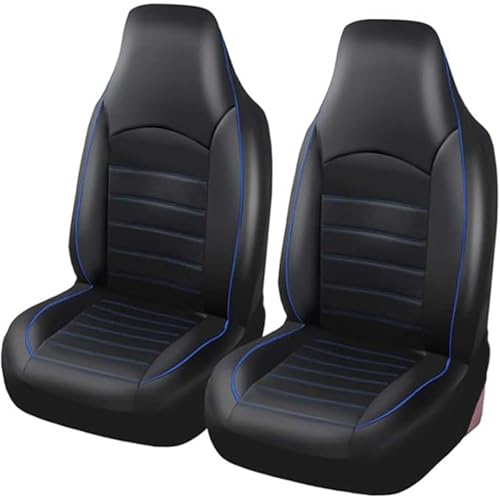 HHCVLUZI Car Front Seat Covers for Tiguan 2009-2016,2 Seats Leather Car Seat Protector Covers Waterproof Breathable Cover Seat Cushion Accessories,Blue von HHCVLUZI