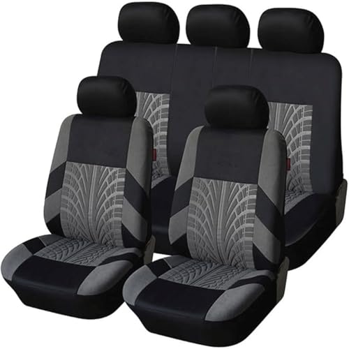 HHCVLUZI Car Seat Cover Sets for Ford Fiesta 2009 2010 2011 2012 2013 2014 2015 2016,5-Seater All-Weather Breathable Front Rear Car Seat Cloth Protective Cover Interior Accessories,B/Gray HHCVLUZI Car Seat Cover Sets for Ford Fiesta 2009 2010 2011 2012 2013 2014 2015 2016,5-Seater All-Weather Breathable Front Rear Car Seat Cloth Protective Cover Interior Accessories,B/Gray von HHCVLUZI