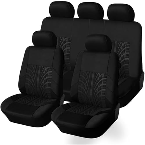 HHCVLUZI Car Seat Cover Sets for Kia Stonic YB / KX1 2018-2025,5-Seater All-Weather Breathable Front Rear Car Seat Cloth Protective Cover Interior Accessories,A/Black HHCVLUZI Car Seat Cover Sets for Kia Stonic YB / KX1 2018-2025,5-Seater All-Weather Breathable Front Rear Car Seat Cloth Protective Cover Interior Accessories,A/Black von HHCVLUZI