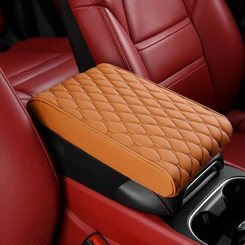 HHCVN Auto Armlehne Abdeckung Für Peugeot 3008/5008/208/407/406/4008/206/308, PU Leder Seasons Universal Mittelarmlehne Schutz Auto Innenraum Zubehör,Orange HHCVN Auto Armlehne Abdeckung Für Peugeot 3008/5008/208/407/406/4008/206/308, PU Leder Seasons Universal Mittelarmlehne Schutz Auto Innenraum Zubehör,Orange von HHCVN