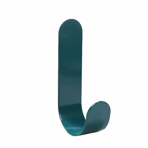 2er-Pack Mehrzweck-Wandhaken, Selbstklebende Edelstahl-Aufhänger ohne Bohren for Badezimmer, Küche, Türorganisation (6 Farben), 12 × 3 cm(Dark Green) von HHDHHD