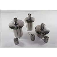 Öllampe Einsatz - Ölbehälter Brenntopf Für Bioethanol Aus Edelstahl in 3 Größen Eure Kreativität von HHDesignHennersdorf