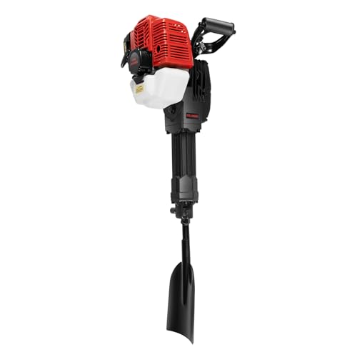 52cc Benzin Gartenbaumgräber 2 Takt Einzylinder Benzin Schaufel Multifunktionale Handzugstart Benzinbagger Tragbarer 1900W Baumpflanzschaufel für Garten von HHEMSTD