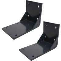 Hegele - 2er-Set Deckenadapter für Kassetten-Markise HHG-438 H123, Deckenmontage Halterung Adapter anthrazit von HEGELE