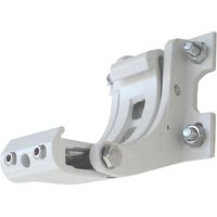 2er-Set Wandhalterung für Markise HHG-432, H123, Wandkonsole Wandmontage Adapter weiß - white von HHG