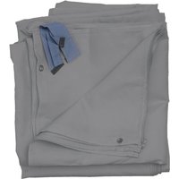 HHG - 4er-Set Seitenwand für Pergola Calpe, Ersatzseitenwand Pavillon 4x4m, Polyester hellgrau HHG - 4er-Set Seitenwand für Pergola Calpe, Ersatzseitenwand Pavillon 4x4m, Polyester hellgrau von HHG