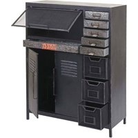 Apothekerkommode HHG 520, Schubladenschrank Sideboard, Industriedesign 115x89x35cm von HHG