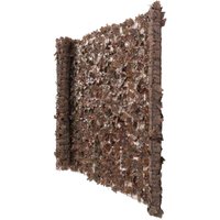 Balkonsichtschutz, Sichtschutz Windschutz Verkleidung für Balkon Terrasse Zaun 300x150cm Ahorn braun von HHG
