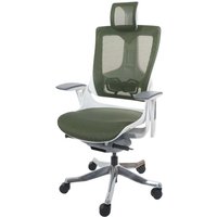 HHG - Bürostuhl merryfair Adelaide, Schreibtischstuhl Drehstuhl, Polster/Netz, ergonomisch grün - green von HHG