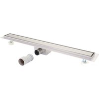 Duschrinne HHG 840d, Bodenablauf Abflussrinne Duschablauf, Edelstahl Siphon 50-120cm 70cm Duschrinne HHG 840d, Bodenablauf Abflussrinne Duschablauf, Edelstahl Siphon 50-120cm 70cm von HHG