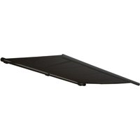 Elektrische Kassettenmarkise HHG-432, Markise Vollkassette 4,5x3m Polyester anthrazit, Rahmen anthrazit von HEGELE