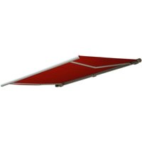 Elektrische Kassettenmarkise HHG-606, Markise Vollkassette 5x3m Polyester bordeaux-rot Elektrische Kassettenmarkise HHG-606, Markise Vollkassette 5x3m Polyester bordeaux-rot von HEGELE