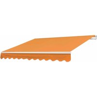 Ersatz-Bezug für Markise HHG 459, Gelenkarmmarkise Ersatzbezug Sonnenschutz, 5x3m Polyester terracotta - orange von HHG