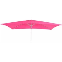 HHG - Ersatz-Bezug für Sonnenschirm Castellammare, Sonnenschirmbezug Ersatzbezug, 2x3m rechteckig Stoff/Textil 4,5kg uv 50+ pink - pink von HHG