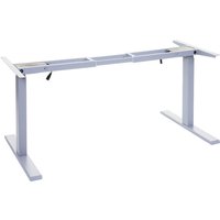 HHG - Gestell 766, variables Tischgestell für Schreibtisch, elektrisch höhenverstellbar Memory 29kg grau - grey von HHG