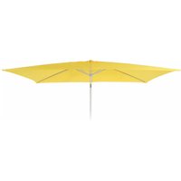 HHG - Ersatz-Bezug für Sonnenschirm Castellammare, Sonnenschirmbezug Ersatzbezug, 2x3m rechteckig Stoff/Textil 4,5kg uv 50+ gelb - yellow von HHG
