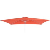 HHG - Ersatz-Bezug für Sonnenschirm Castellammare, Sonnenschirmbezug Ersatzbezug, 2x3m rechteckig Stoff/Textil 4,5kg terracotta - orange von HHG
