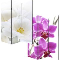 HHG - Foto-Paravent Paravent Raumteiler Spanische Wand Bagheria 180x120cm, Orchidee HHG - Foto-Paravent Paravent Raumteiler Spanische Wand Bagheria 180x120cm, Orchidee von HHG