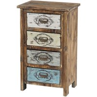 Kommode Leiria Schubladenkommode Schrank Shabby-Look, Vintage, 79x48x33cm Kommode Leiria Schubladenkommode Schrank Shabby-Look, Vintage, 79x48x33cm von HHG