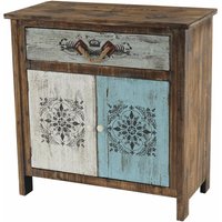 Kommode Vigo Schubladenkommode Schrank Shabby-Look, Vintage, 84x80x40cm - multicolour von HHG