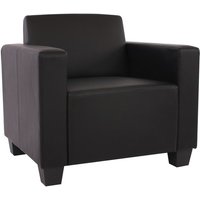 HHG - Modular Sessel Loungesessel Moncalieri, Kunstleder schwarz von HHG