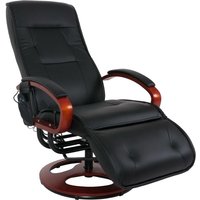 Relaxsessel Terni ii mit Massage Kunstleder, schwarz - black von HHG