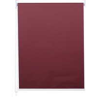 Rollo HHG 384, Fensterrollo Seitenzugrollo Jalousie, Sonnenschutz Verdunkelung blickdicht 60x230cm bordeaux - red von HHG