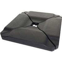 Schirmständer HHG 358, Ampelschirmständer Marktschirmständer für Bodenkreuz, 80kg - black von HHG