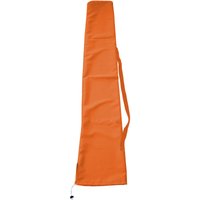 Schutzhülle für Sonnenschirm bis 3x4m, Cover Abdeckhülle inkl. Kordelzug terracotta - orange von HHG