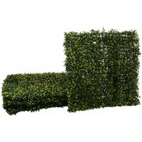 Wandfliese HHG 648, Sichtschutz Windschutz Verkleidung für Terrasse/Balkon, 4x je 50x50cm = 1m² Buchs grün-gelb - green von HHG