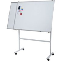 HHG - Whiteboard 854b, mit ausziehbarer Tafel Magnettafel Memoboard Pinnwand, mobil rollbar inkl. Zubehör, 167x186cm HHG - Whiteboard 854b, mit ausziehbarer Tafel Magnettafel Memoboard Pinnwand, mobil rollbar inkl. Zubehör, 167x186cm von HHG