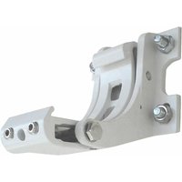 Neuwertig] 2er-Set Wandhalterung für Markise HHG 432, H123, Wandkonsole Wandmontage Adapter weiß - white von HHG