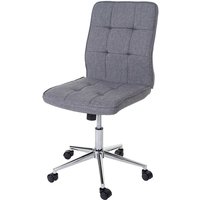 Neuwertig] Bürostuhl HHG 565, Drehstuhl Arbeitshocker Schreibtischstuhl, Textil grau - grey von HHG