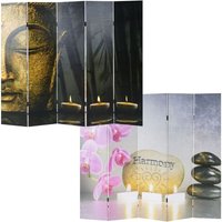 HHG - neuwertig] Foto-Paravent Oriental, Paravent Raumteiler Trennwand 180x200 cm von HHG