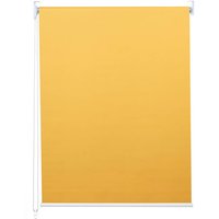 Neuwertig] Rollo HHG-414, Fensterrollo Seitenzugrollo Jalousie, Sonnenschutz Verdunkelung blickdicht 80x230cm gelb - yellow von HEGELE