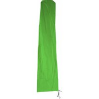 Neuwertig] Schutzhülle HHG für Ampelschirm bis 3,5 m, Abdeckhülle Cover mit Reißverschluss grün - green von HHG