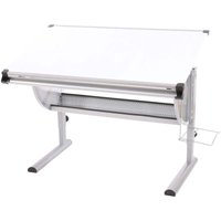 Kinder-/Jugend-Schreibtisch Schülerschreibtisch Bürotisch Preston, höhenverstellbar, neigbar weiß Kinder-/Jugend-Schreibtisch Schülerschreibtisch Bürotisch Preston, höhenverstellbar, neigbar weiß von HHG