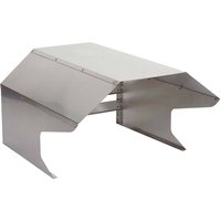 Mähroboter-Garage HHG 973, Dach Unterstand für Rasenmäher, Metall 40x59x69cm Edelstahl von HHG