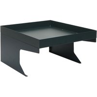 Mähroboter-Garage mit Pflanzkasten HHG-786, Dach Unterstand für Rasenmäher, Metall 37x60x70cm grün von HEGELE