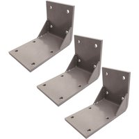 [NEUWERTIG] 3er-Set Deckenadapter für Kassetten-Markise HHG-297, Deckenmontage Halterung Adapter grau von HHG