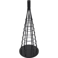 [NEUWERTIG] Deko-Baum HHG-458, Weihnachtsbaum Schmuckbaum Weihnachtsdeko Christbaum zum Beschmücken, Metall 60cm schwarz von HHG